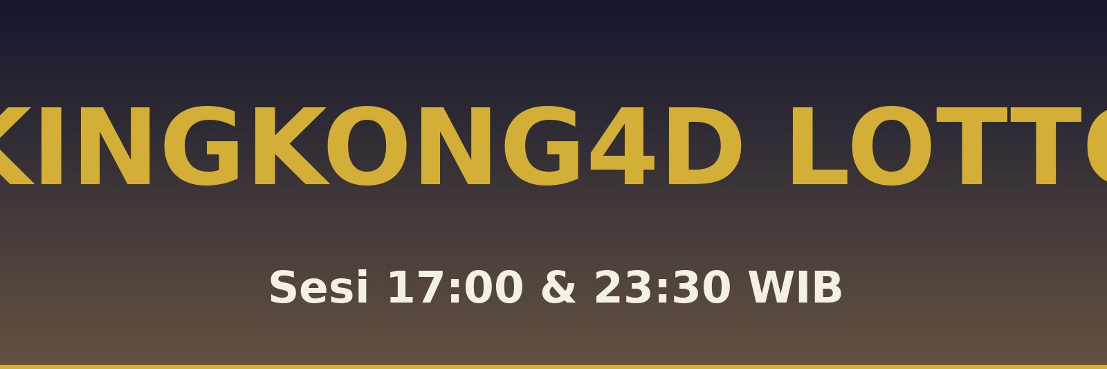 Kingkong4D Lotto Rusip Antara